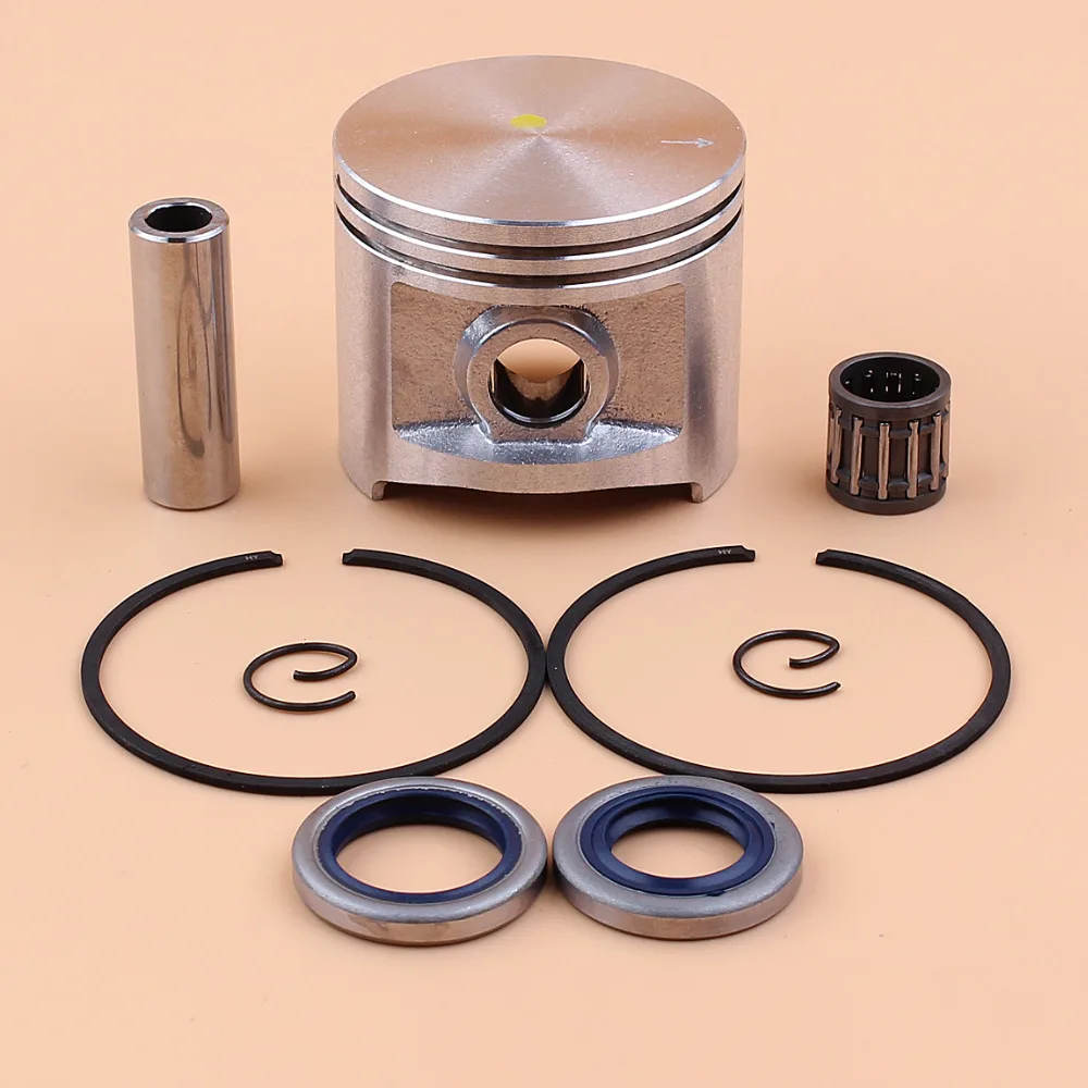 

50mm Piston Ring Bearing Oil Seal Kit For HUSQVARNA 372 XP 371 365 362 Gas Chain Saws Engine Motor Parts