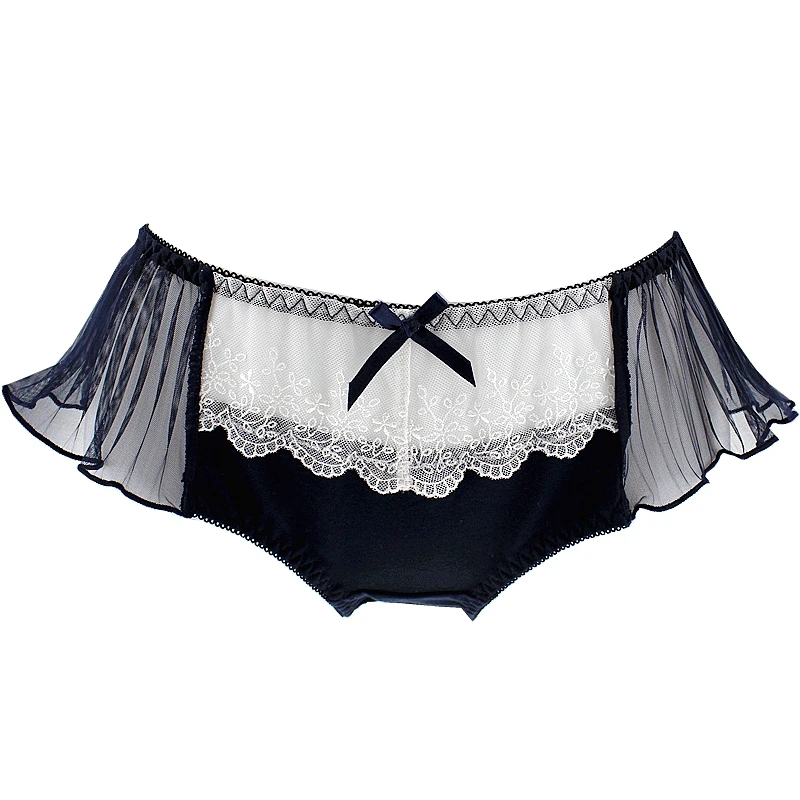 

Japanese deep blue underwear secondary yuan flash big yards of cotton sometimes called tighty whities they girl heart 's waist