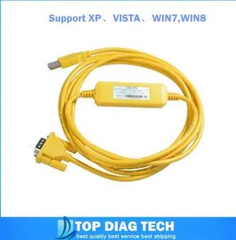 

5pcs High quality PLC Cable USB-PPI PLC Programming Cable PC USB to RS485 Adapter For Siemens S7-200 PLC S7 200 USB PPI Cable