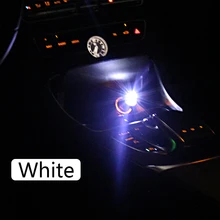 

2pcs Universal Car Styling White LED USB Atmosphere Light Car Atmosphere Lamp Foot Decorative Lamp Emergency Lighting