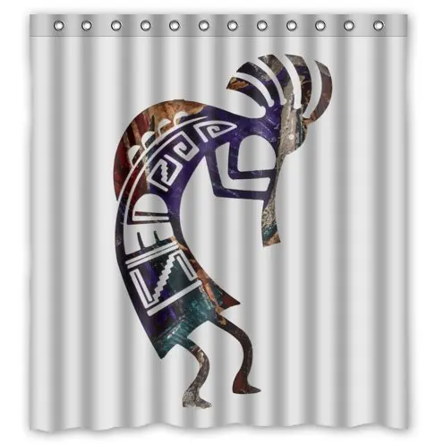 Kokopelli Ванная комната полиэстер занавеска для душа водонепроницаемая ткань