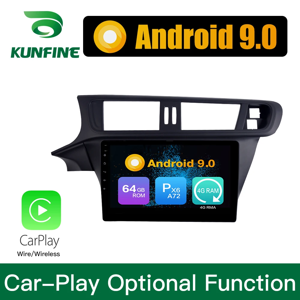 Android 9 0 Ram 4G Rom 64G PX6 Cortex A72 автомобильный DVD GPS мультимедийный плеер стерео для Citroen