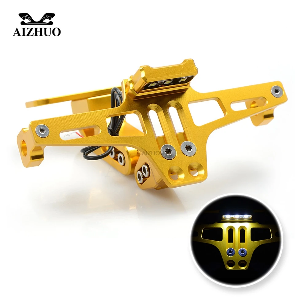 

Motorcycle Mount Bracket Fender Eliminator Number Plate Frame with Light for SUZUKI GSXR1000 K7 GSXR 1000 GSX R1000 GSXR-1000