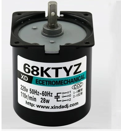 WXQ-XQ 68Ktyz Ac220V 28W Permanent Magnet Synchronous Gear Motor 2.5R/Min WXQ-XQ 68Ktyz Ac220V 28W Permanent Magnet Synchronous Gear Motor 2.5R/Min
