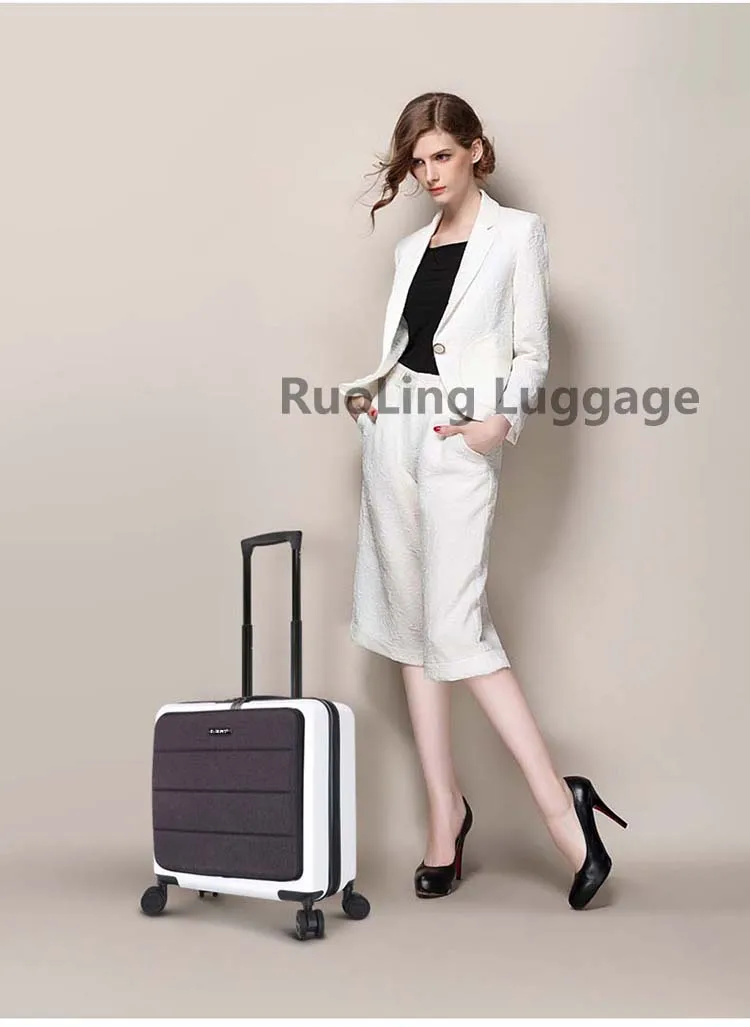 LeTrend 20 дюймов Сверхлегкий бизнес чемодан на колёсиках Spinner пароль тележка чемодан колеса для женщин кабина дорожная сумка багажник