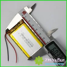 503759 навигатор MP3 GPS Универсальный перезаряжаемый аккумулятор литр энергии батареи 3.7 В 1300 мАч литий-полимерная батарея