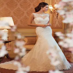 2019 пикантные Милая abiti да sposa Vestidos de novia в стиле Русалочки без спины свадебное платье с отделкой бисером casamentorobe де mariee