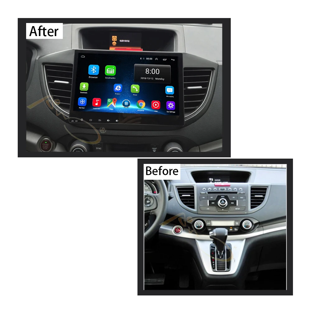 Excellent Android 8.1 for Honda CRV 2012 2013 2014 2015 CR-V Navi Car Stereo Multimedia Head Unit with Bluetooth Wifi Navigation 2