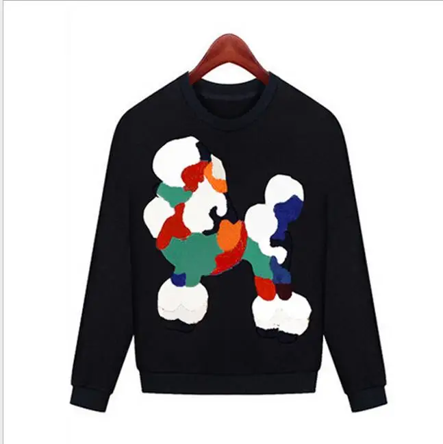 

2018 Women sweatshirt Printing cute dog Jumper Designer pullover Celebrity Hoody Sweatshirt