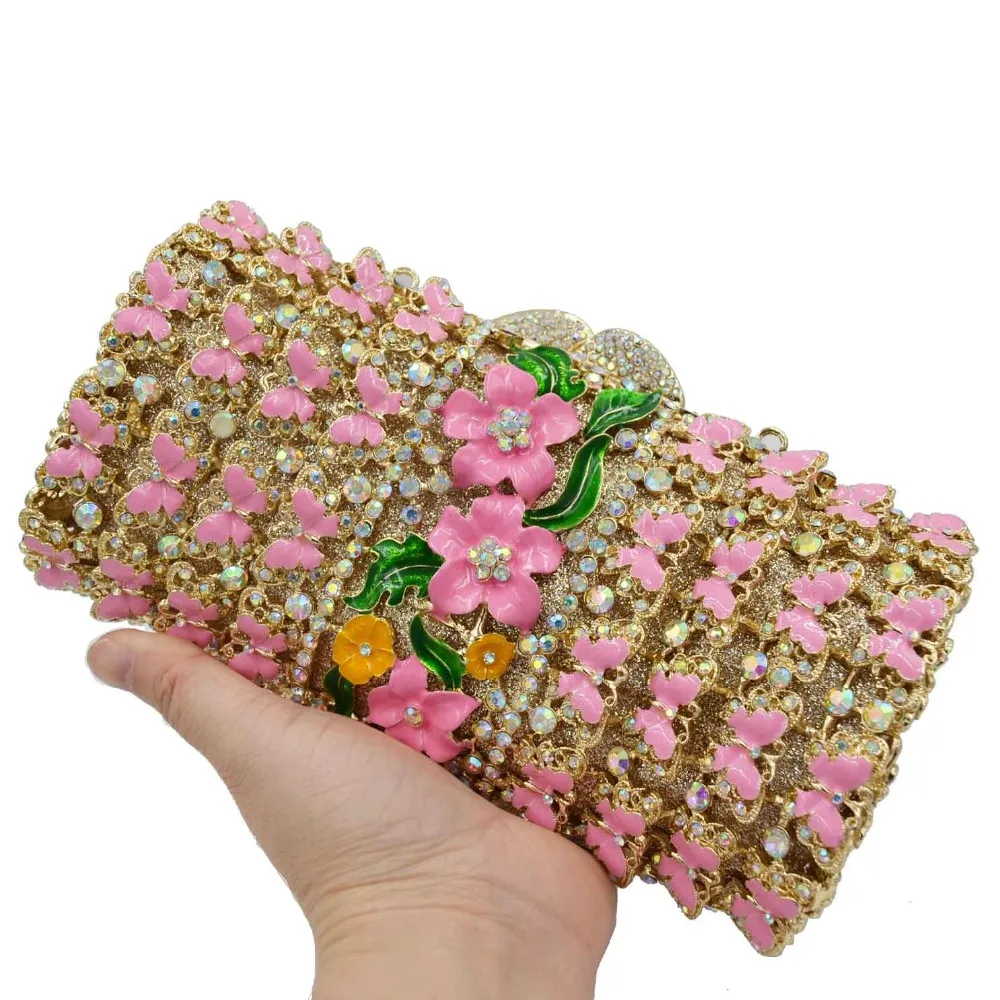 pink butterfly purse
