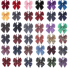 Низкая цена! Регулируемый полосатый клетчатый женский галстук-бабочка формальный стиль Женский Галстук 32 Стиль s тонкий галстук-платок воротник Papillon Neckwear