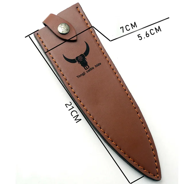 EDC Tool Leather Scabbard Holster Chef Knife Holster Kitchen Scabbard
