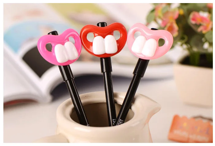 

3pcs/set Dental creative gift Funny bucktooth shaped ball-point pen for dental clinic gift