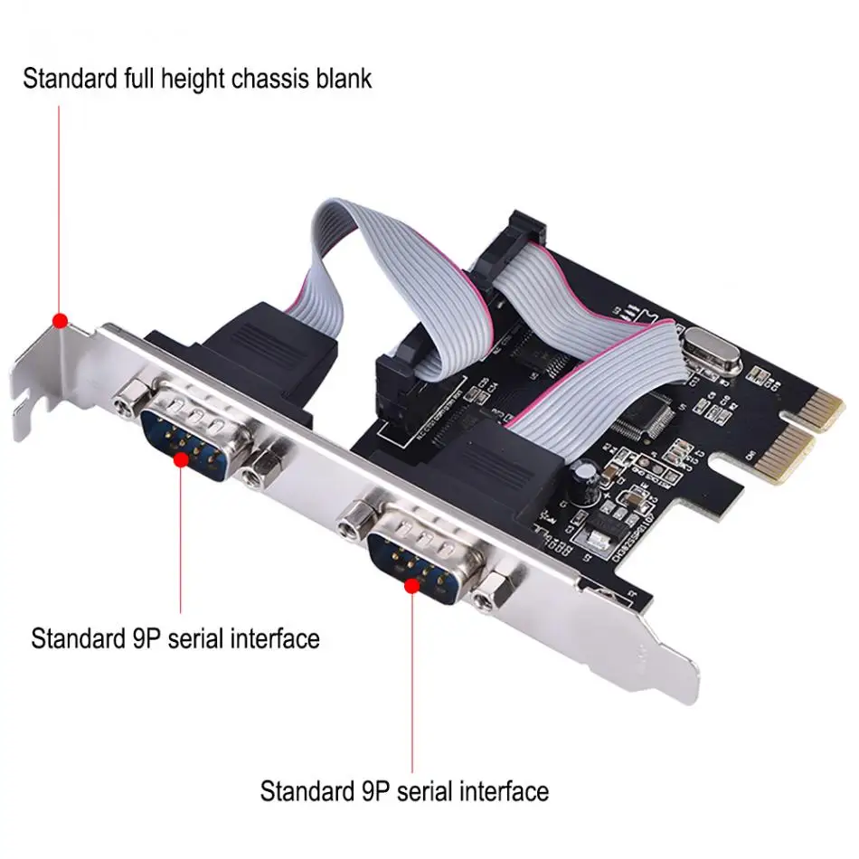 PCI E к 2 DB9 RS232 последовательный порт s + 1 DB25 параллельный LPT адаптер карта для