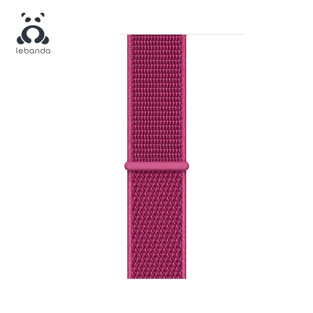 Lebanda Sport loop для apple watch 5, 4, 3, 2, 1, ремешок для iwatch 38, 40, 42, 44 мм, тканый нейлоновый ремешок, Аляска, синий - Цвет ремешка: Dragon Fruit