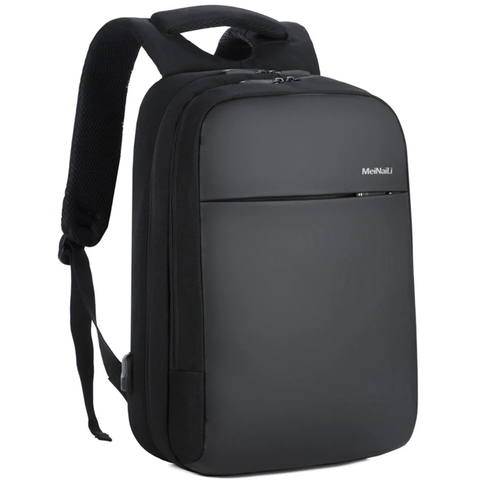 

Business Men Backpack Laptop 15.6'' Male Backpacking Waterproof USB Charging Travel Notebook Bagpack Large Capacity Student Bags