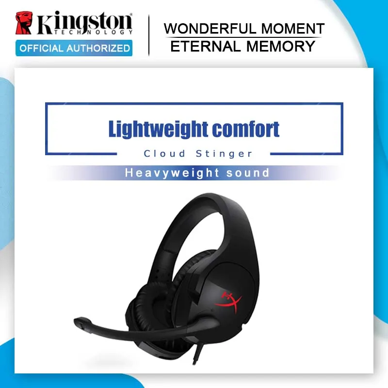 Игровая гарнитура Kingston HyperX Cloud Stinger наушники с микрофоном микрофон для ПК PS4 Xbox