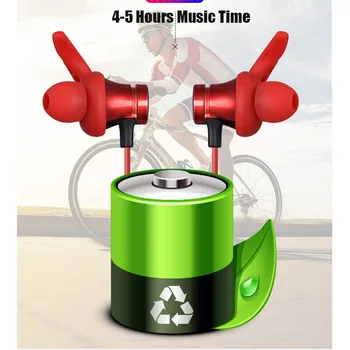 

TOP IPX5 Waterproof and sweat wireless bluetooth HIFI earphone with microphne TF Play function for ios android mobile phone