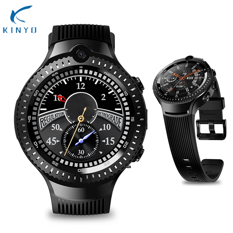 Luxury Smart Watch Android GPS Smartwatch Camera Heart