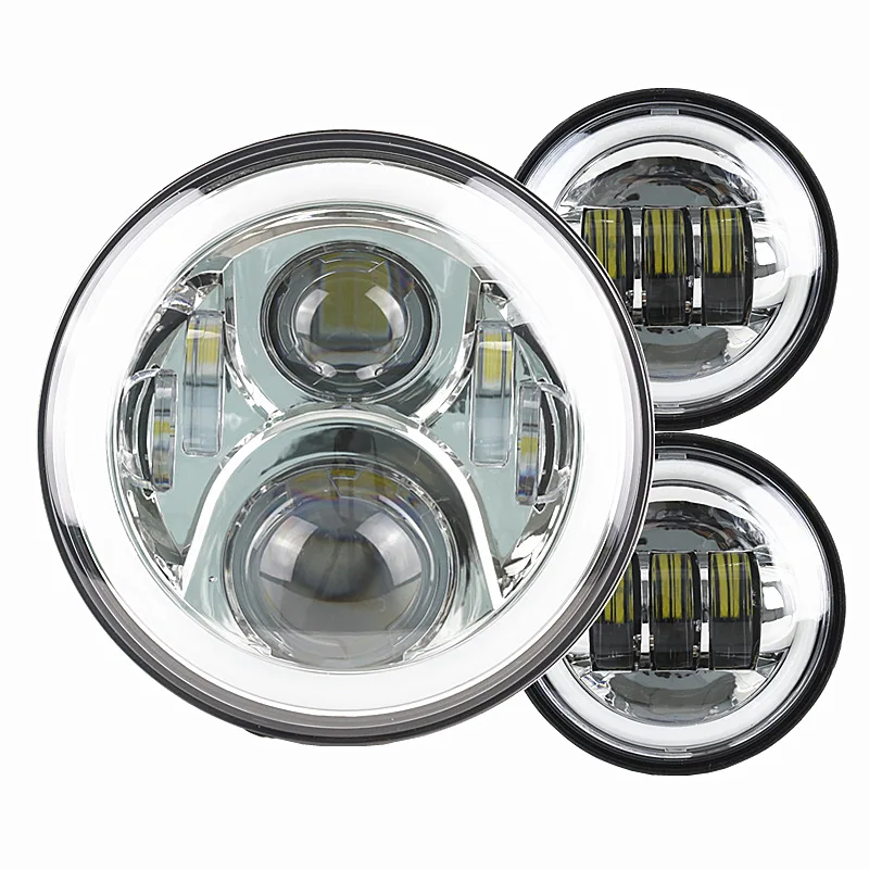 round bike light