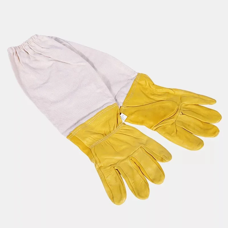 Beekeeper Gloves Beekeeping Tools Beekeeping Accessories Beekeeping Sheepskin Gloves 1 Pair For Professional Apiculture