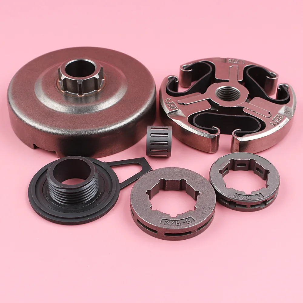 Clutch Drum Sprocket Rim Worm Gear Kit For Husqvarna 362 365 371 372 Chainsaw Spare Tool Part 3/8 Pitch 7 8 Teeth ID 22mm Clutch Drum Sprocket Rim Worm Gear Kit For Husqvarna 362 365 371 372 Chainsaw Spare Tool Part 3/8 Pitch 7 8 Teeth ID 22mm