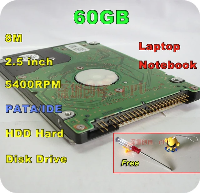 Best Price 2.5" HDD IDE PATA 60GB 60g ide 5400RPM 8M Internal Hard Disk Drive laptop notebook Free Shipping screw driver free Best Price 2.5" HDD IDE PATA 60GB 60g ide 5400RPM 8M Internal Hard Disk Drive laptop notebook Free Shipping screw driver free