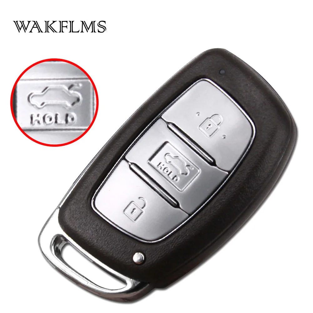 

New 3 Button Replacement Smart Car Key Fob Remote Full Key 433MHZ 46 Chip For Hyundai Avante Elantra with Uncut Blade 95440-4V00