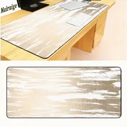 Mairuige печати белый серый Мрамор Бесплатная доставка Нескользящие прочные модные компьютера Большой Оверлок игровой Мышь Pad 900*400*2 мм