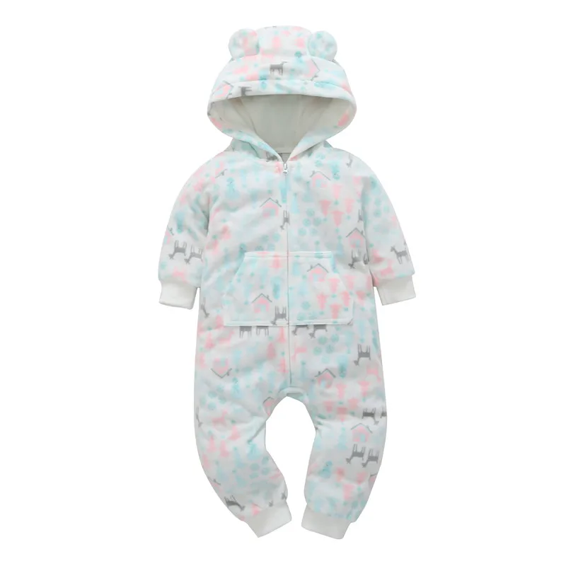 Милые детские комбинезоны для мальчиков и девочек костюм для новорожденных Комбинезоны для младенцев зимние пижамы-комбинезоны для малышей ropa de bebes - Цвет: 20