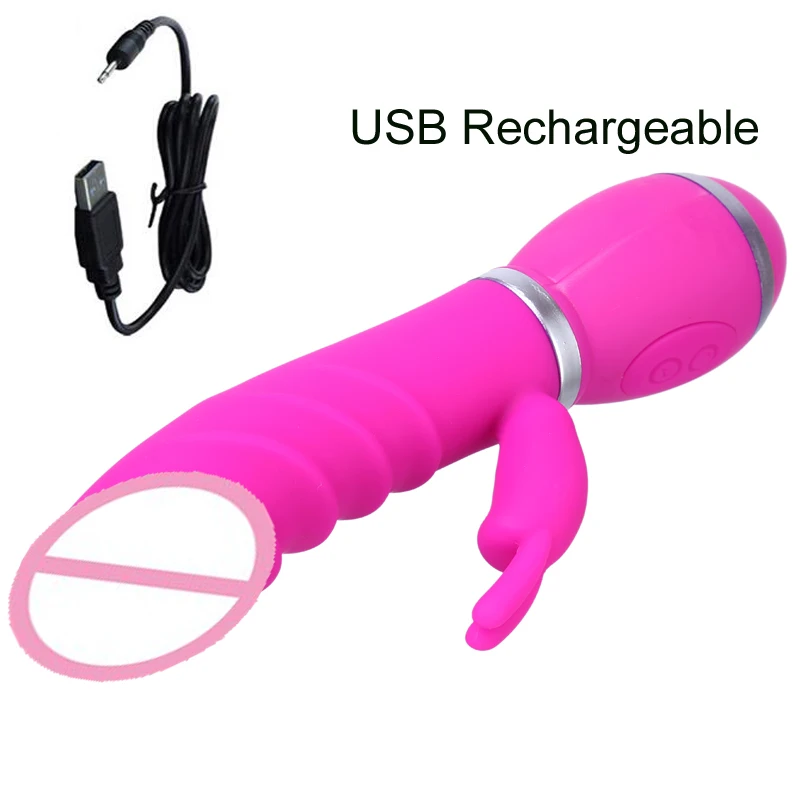 Rabbit Vibrator Sex Toys for Woman 12 Speeds For Big DICK Women Wand Magic Vibrador Products G-Spot Dildo Vibrators | Красота и