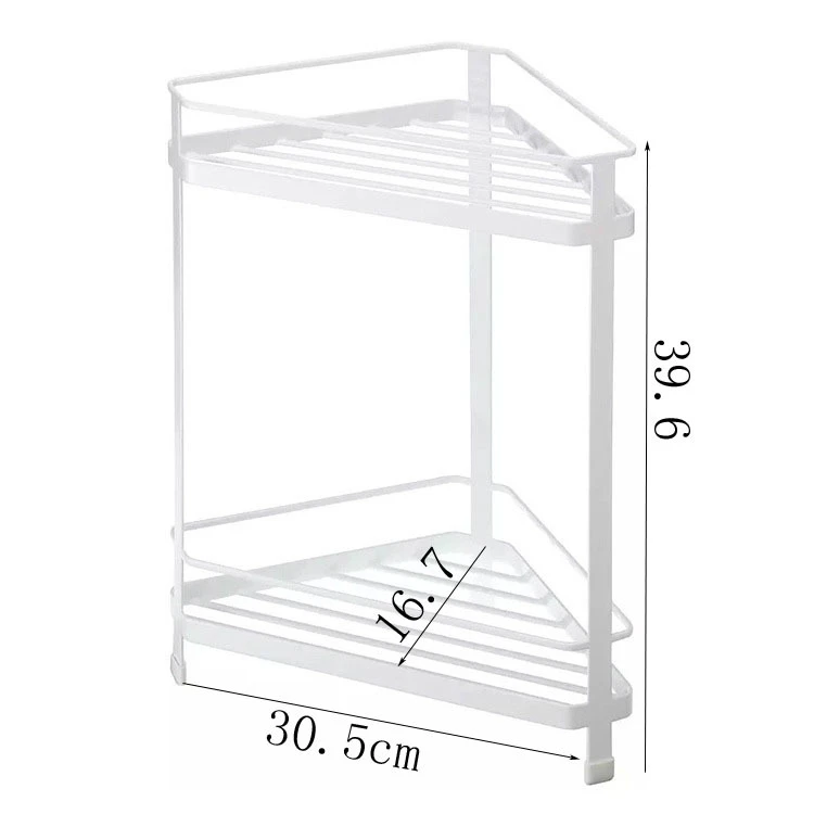  Bathroom Shelf Snap Corner Shelf Shower Caddy Basket Desktop Standing Storage Organizer for Kitchen