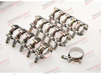 

Pack of 16pcs-1.5'' T BOLT CLAMPS Turbo Pipe Hose Coupler Stainless Steel 43-49mm