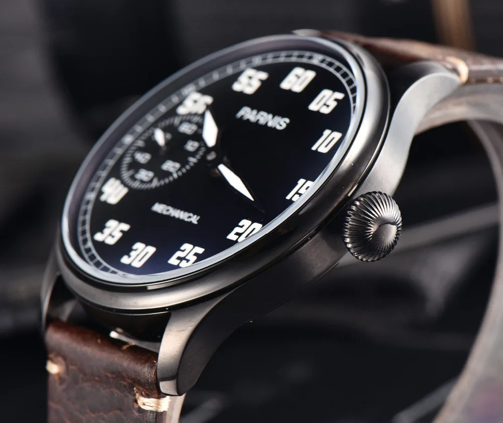 Часы Наручные Механические мужские 44 мм с кожаным ремешком|jewels men|jewel watchjewel hand |