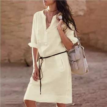 

Vintage Dress Women Summer Fashion Long Sleeve Dresses Elegant Plus Size Clothes Vintage Mama Gothic Casual Clothing