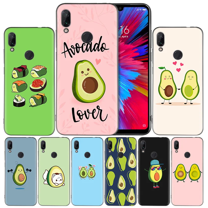 

avocado aesthetic Silicone Case Cover for Xiaomi Redmi Note 7 7A 7S K20 Y3 6 6A S2 GO 5X 6X Mi A1 A2 8 9T Play Lite Pro Poco F1