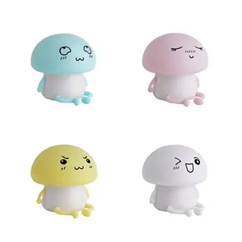 

Silicone Pat Light Sensor Carton Children Colorful Night Light Patting Lamp Kid Bedside Mood Atmosphere Nursery Lamp