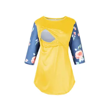 

Maternity Clothing Summer Women Loose Pregnant Maternity Nursing Tops Breastfeeding Blouse T-Shirt