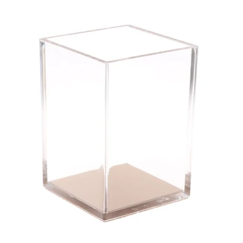

1 Pc Desk Organizer Transparency Pencil Case Pen Container Rose Gold Cup Stationery New Design Hot