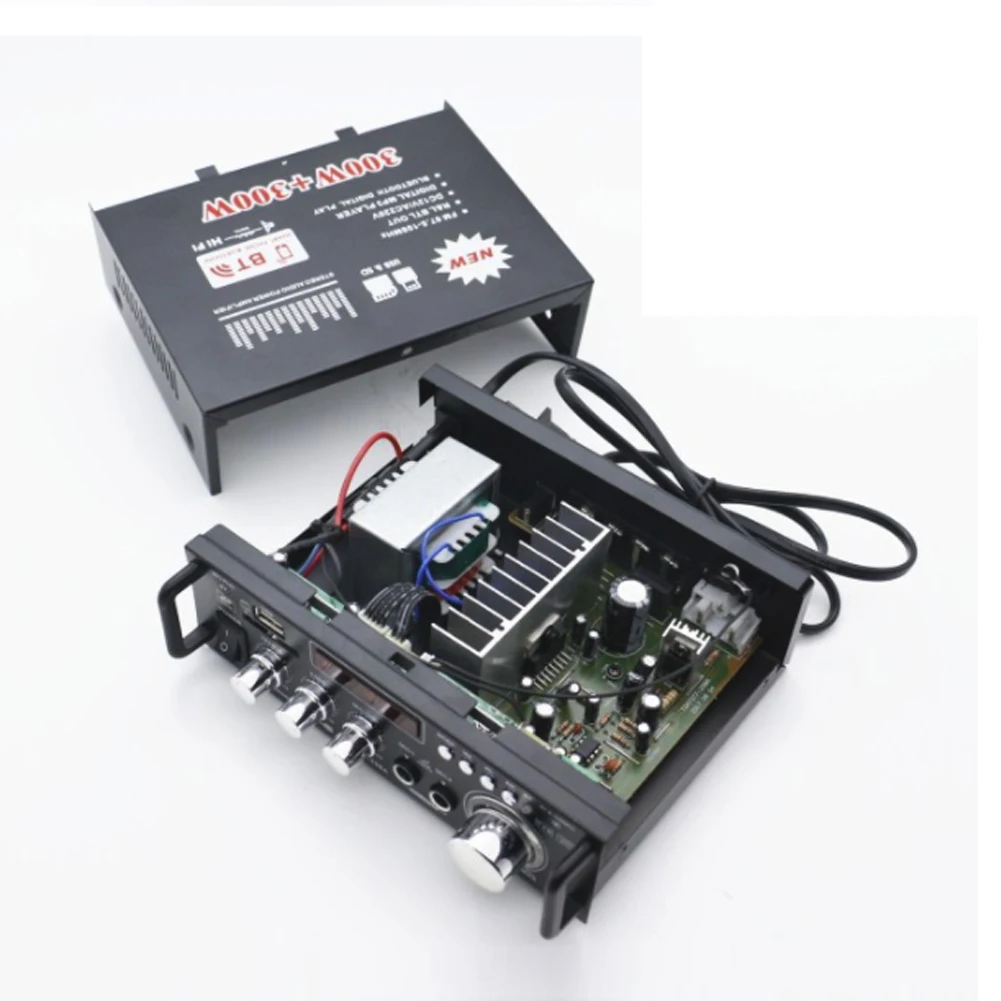 BT-298A 12V 220V Car HIFI Amplifier Audio Stereo Power Amplifier Bluetooth FM Radio 2CH Home Audio Video Home Theatre System BT-298A 12V 220V Car HIFI Amplifier Audio Stereo Power Amplifier Bluetooth FM Radio 2CH Home Audio Video Home Theatre System