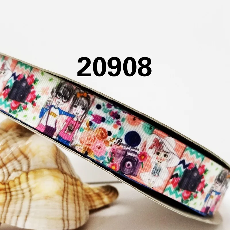 50 ярдов мультфильм напечатанный grosgrain ленты 20911