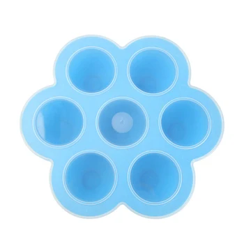 

1pc Silicone Eggs Bites Molds 7 Holes Cake Mould with Lid Instant Pot Accessories DC120