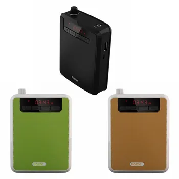 

for Tour Guides Teachers Teaching Microphone Rolton Portable Voice Amplifier Waist Band Clip with FM TF MP3 Powerbank