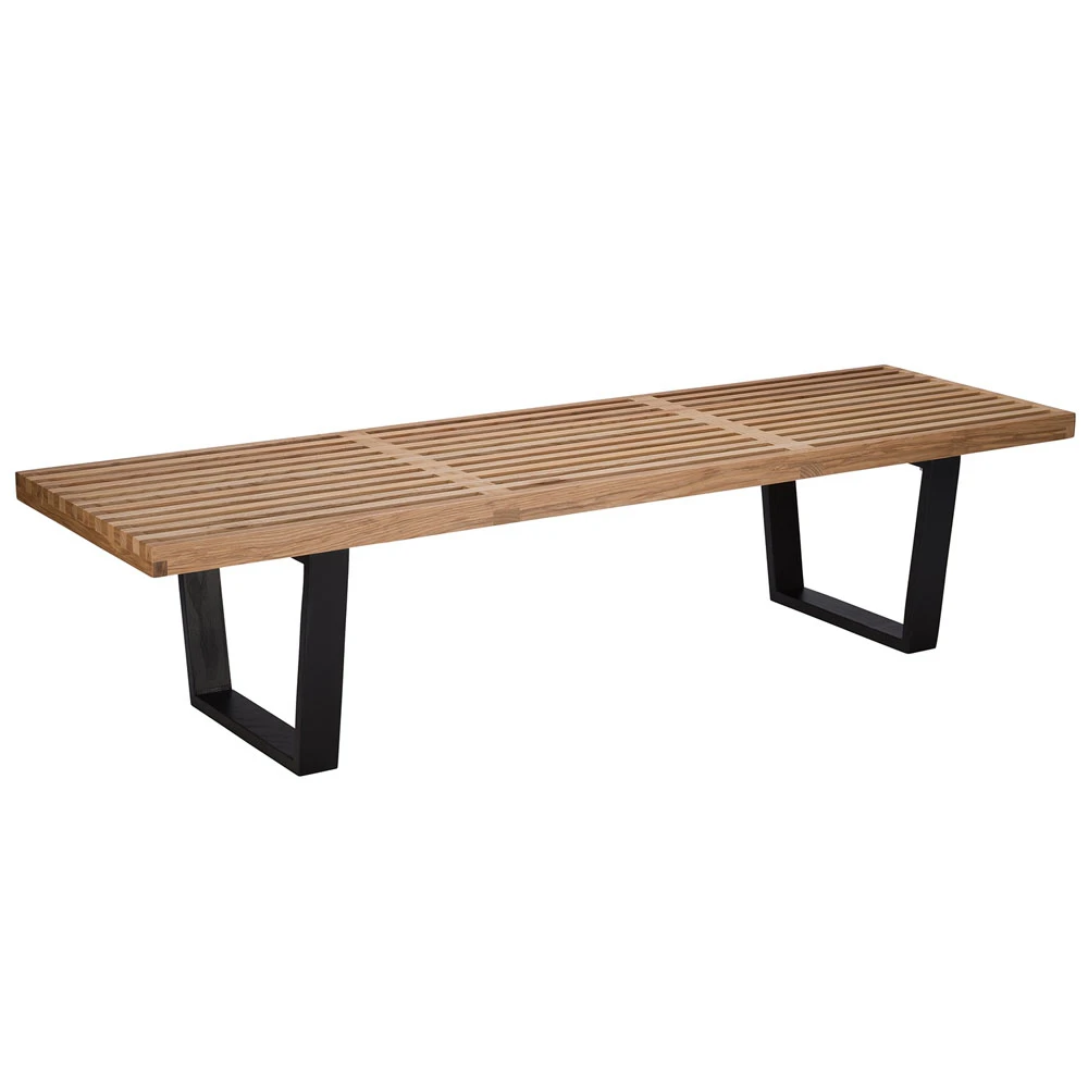 Slat 5' Bench in Natural
