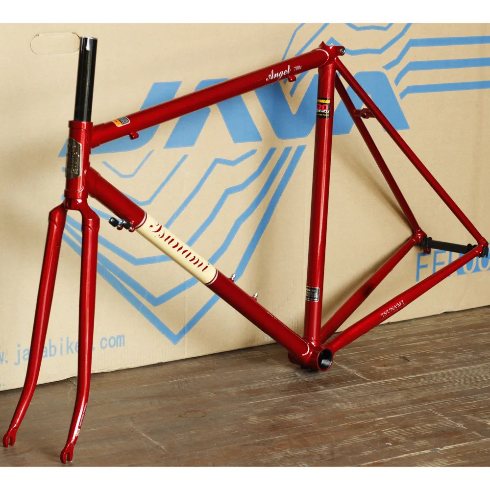 steel road bike frameset
