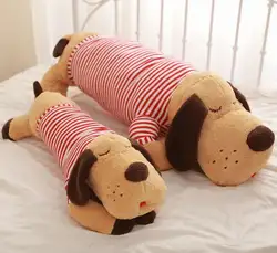 Бесплатная доставка собака плюшевая игрушка мягкая подушка Большие размеры плюшевые подарок Рождество подарок 130 см