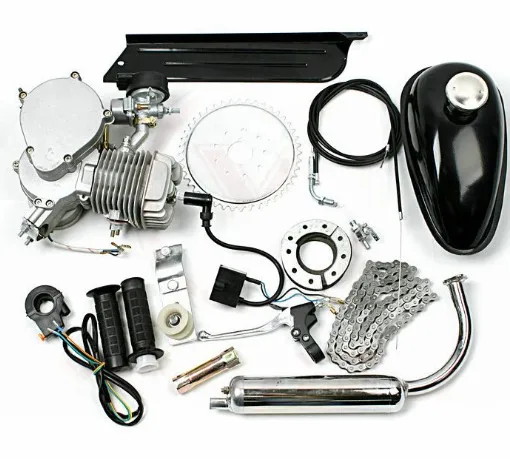 DIY 80cc 2 Stroke Engine Motor Complete Kits Set For GAS MOTORIZED Cycle Bike Bicycle Motorcycle