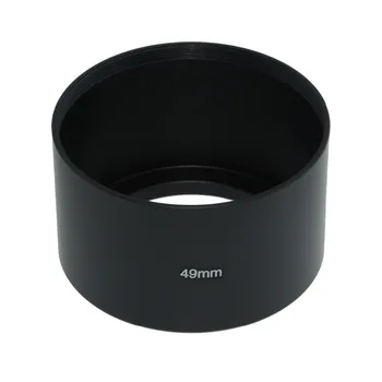

SIOTI 49/52/55/58/62/67 Camera Long Focus Metal Lens Hood for Standard Thread Lens for Filter for Nikon for Canon for Sony Camer
