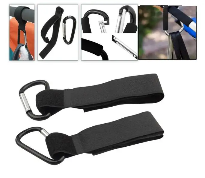 

4 pieces Universal Bag Hook for Wheelchair Stroller Carabiner Clips Baby Strollers Bag Hooks Shopping Bag Clip Load Capactiy 3KG