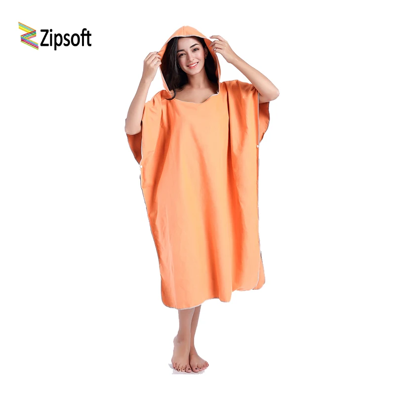 Cambiarsi Poncho con Cappuccio Unisex Microfibra Sport per Cambiarsi in Palestra Piscina Spiaggia Mare Running Bike Outdoor Albero di Cocco,75 * 110cm Surwin Poncho con Cappuccio Asciugamano